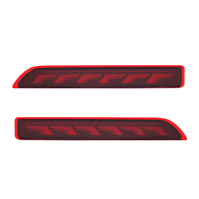 LED Dynamic Flowing Turn Signal Reflector for 2015-2021 Nissan Murano Rear Bumper
