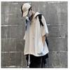 Camiseta de manga corta de verano para hombre, suéter con capucha de media manga, sudadera con capucha sólida para estudiantes para hombre