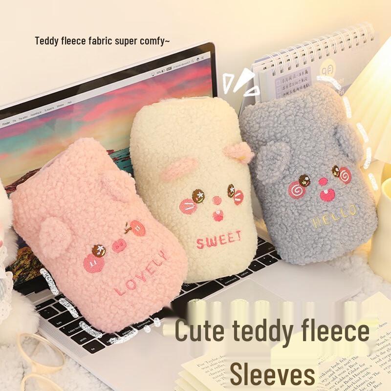 Зимние утепленные меховые нарукавники Fumede Teddy