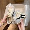 Shoes Women's Little White Shoes New Summer Flat-bottomed Versatile Shallow Mouth Single Shoes Sports and Leisure Board Shoes