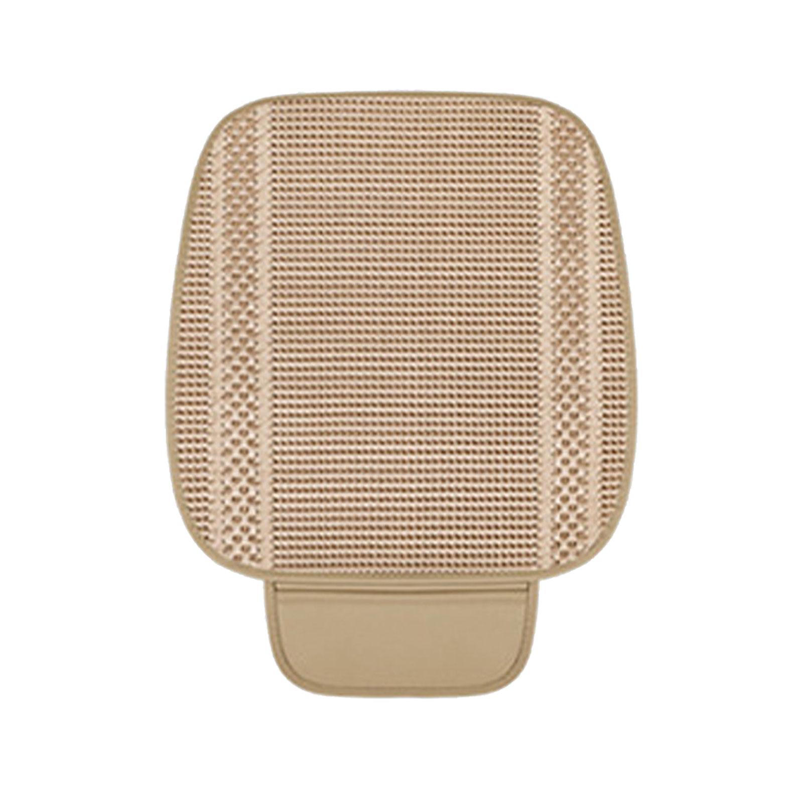 

Универсальный летний чехол для автомобильного сиденья, подушка, противоскользящая, переднее и заднее сиденье, дышащая накладка, протектор, чехлы для автомобильных сидений Artificial Plush&Four Seasons бежевый