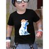 European Sizes Soft And Cozy T-Shirt for Boys, Perfect for Daily Wear At Home, Outdoor Adventures, And Sports, Offering Comfort And Breathability