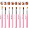 8Pcsset Nail Art Petals Painting Pen Painting Drawing For Manicure Design Gel Brush Nail Art Brush