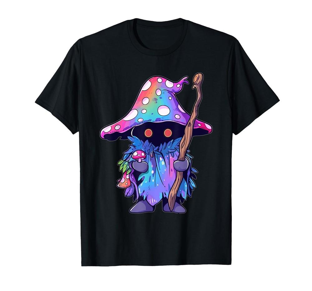 Psychedelic Festival Trippy Wizard EDM Rave T-Shirt Unisex T-Shirt S
