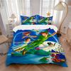 Peter Pan Adventure Print 3Pcs Bedding Setduvet Cover With 2 Bedropillowcase Home Birthday Gift