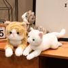 Cute Kitten Plush Toys Stuffed Animals Pet Lie Down Doll Pillow Plushies Soft Toy Children'S Christmas Gifts Toys For Girl Boys