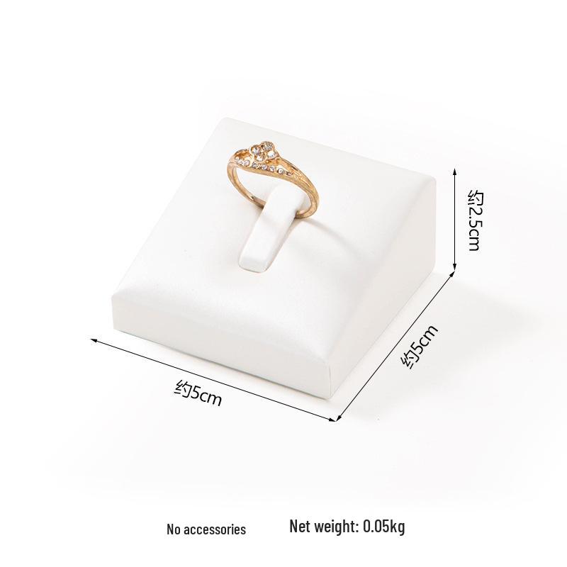 White Jewelry Display Stand for Bracelets, Rings, and Necklaces