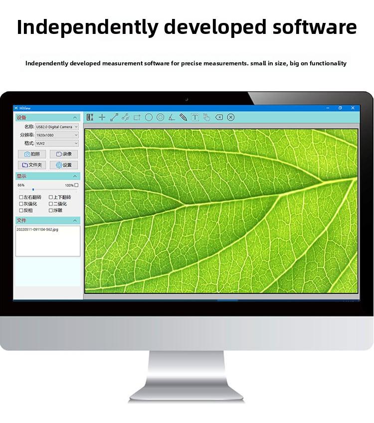 1600x Digital Microscope, High-definition Microscope,Skin detector, can be connected to a computer to measure Android phones