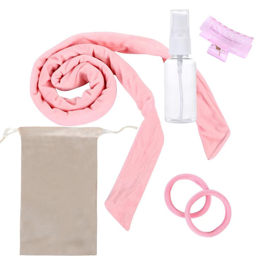 Curly Ribbon Lazy Sleeping Curly Hair Band Reel Hairdressing Big Wave No Heat Curling Bar Headband