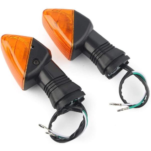 Motorcycle LED Turn Signal Lights Turning Indicators 12V Bulbs Fit For Kawasaki Ninja 650R 2006-2008 Z750 Z1000