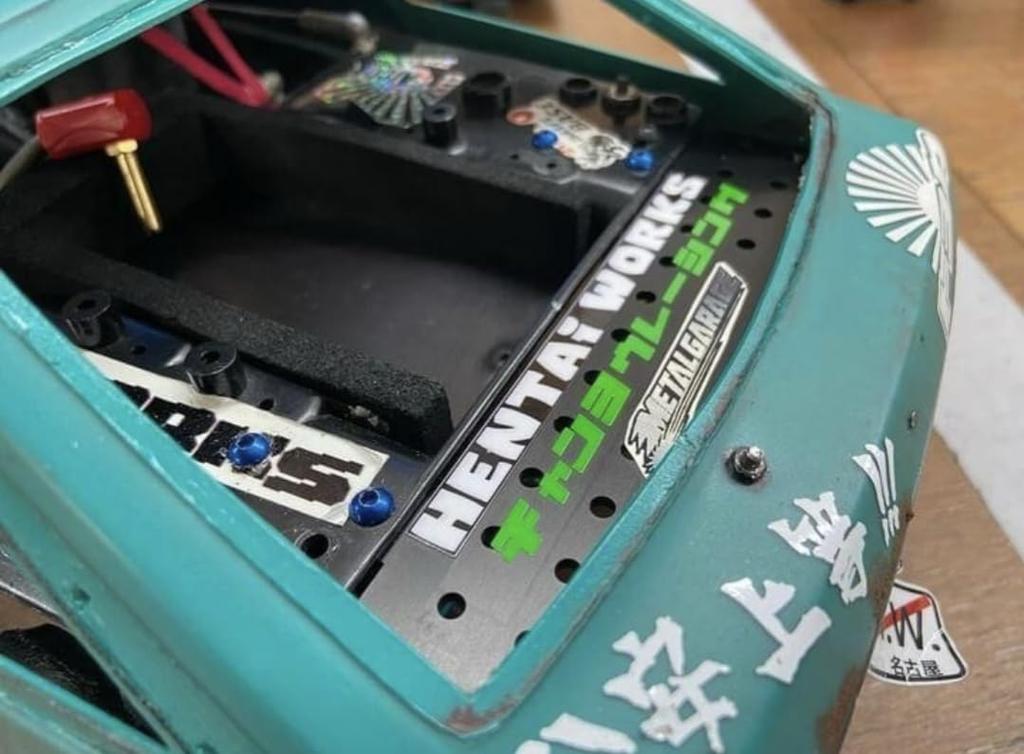 Metal Garage Japan Original TAMIYA Hentai Rear Trunk Plate CC-01 (MG-CC08)