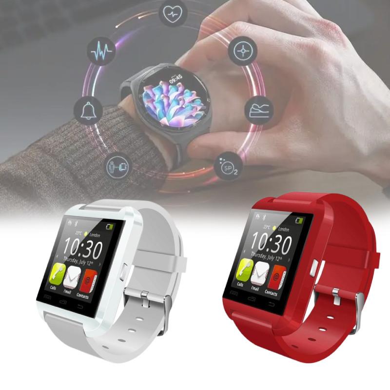 For U8 Smartwatch With Touch Control And Step Counter For Adults Fitness