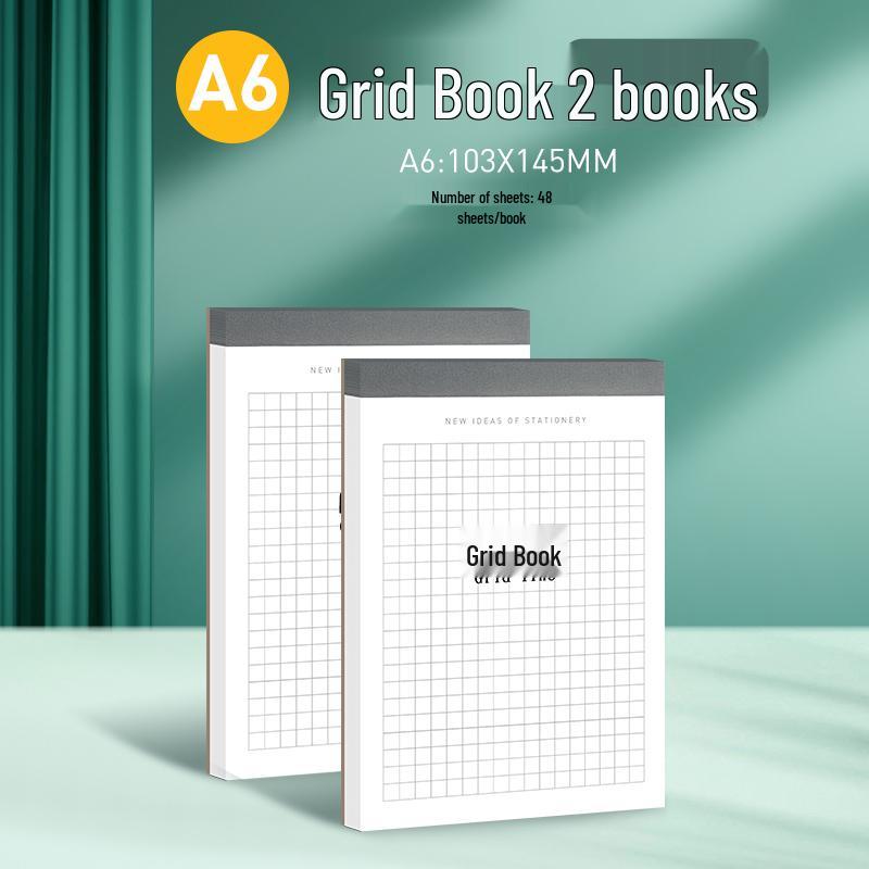 2025 Student Tear-Off Pad: B5 Blank Notebook & A4 Horizontal Line Memo Pad