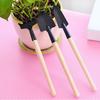 3 Stück Gartenwerkzeuge Pflanzschaufel Holzgriff Metallkopf Kinder Eisen+Holz