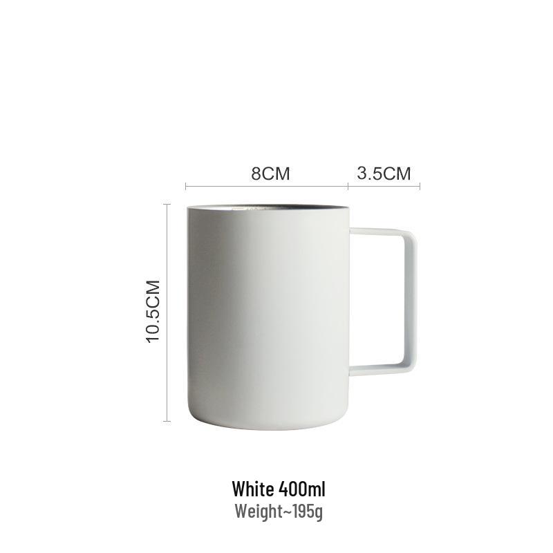 Nordic 316 Insulated Coffee Mug - Double-Layer, Anti-Scald, with Handle