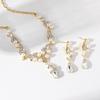 Bridal Rhinestone Necklace & Earrings Set for Weddings and Parties, 2025 Collection