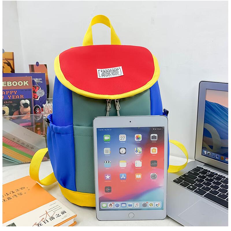 Lischen Kids Color-Block Kindergarten Backpack
