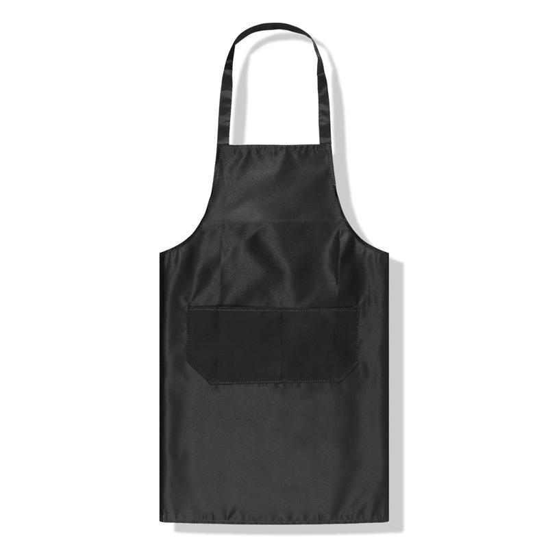 Sichuan Coffee Color 200g Waterproof Polyester Kitchen Apron with Single Shoulder Neck Strap (CFWQ10)