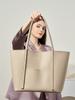 2025 Women's Genuine Leather Large Tote Handbag - Summer Cowhide Shoulder Bag for Work & Commute