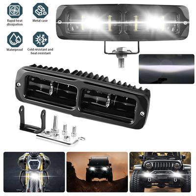 6 Inch Motorcycle Led Signals Lamp Driving Light Bar Front Headlight Spotlights Indicator Universal For Motorbikes Automobles