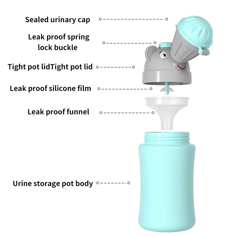 Portable Baby Hygiene Toilet Urinal Boys Girls Pot Outdoor Car Travel Anti-leakage Potty Kids Convenient Toilet Portable Potty