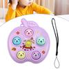 Decompression Hammering Pounding Toy Handhold Whack-a-mole Decompression Keychain for Adult Hand-eye Coordination Toy