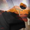 Starry Sky Universe Polka Dot Mountains Modern Tulle Curtains for Living Room Bedroom Home Kitchen Window Sheer Curtains