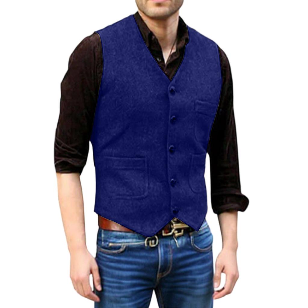 Men's  Leisure  Self-Cultivation  Suit  Vest  Coat