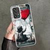 B-Banksy Art Graffiti Artist Soft Phone Case for Samsung A17 A16 A15 A14 A13 A57 A56 A55 A54 A53 A37 A36 A35 A34 A33 A26 A25 A24