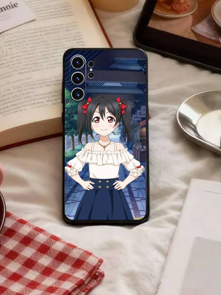 

Love Live-Sonoda Umi Phone Case For Samsung S26,S25,S24,S23,S22,S21,S20,Ultra,Plus,FE Black Soft Cover Samsung S22plus5G