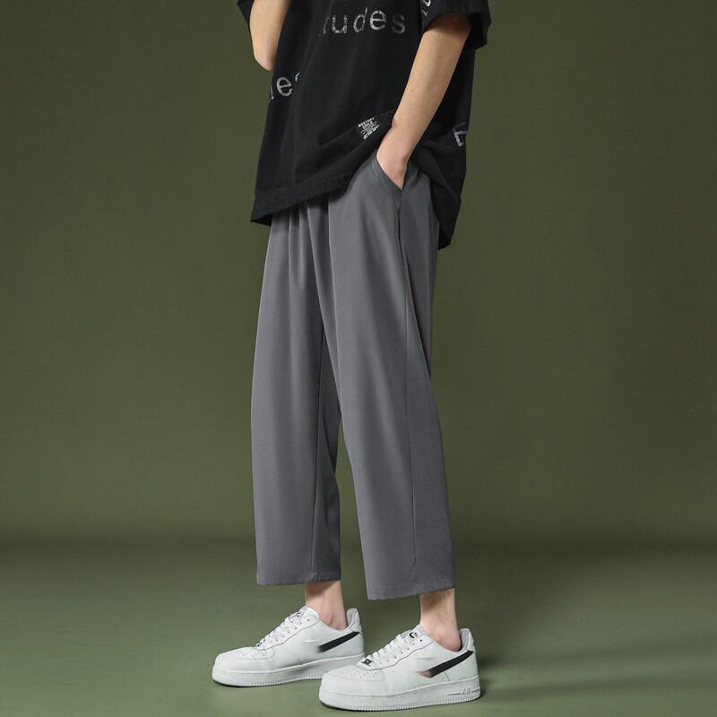 Mens Wide Leg Pants Light Weight 