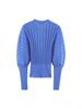 European Autumn/Winter Knit Cardigan - Round Neck, Accordion Sleeves, 5755016