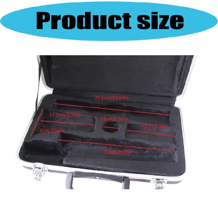 Compact Design Clarinet Case Offering Enhanced Security and Easy Portability Plastic Texture Suitable for Busy Musicians