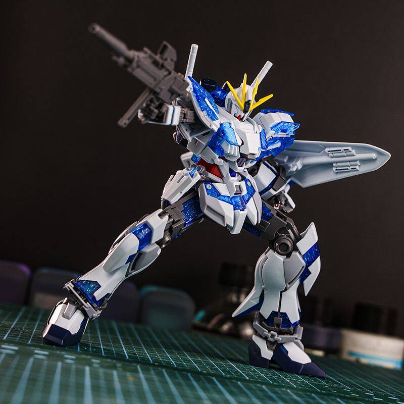 HG 1/144 RX-9/C Narrative Gunpla C-Packs Assembly Model Kit Blue Awakening Ver. Action Figure With Water Decals Anime Mecha Toy