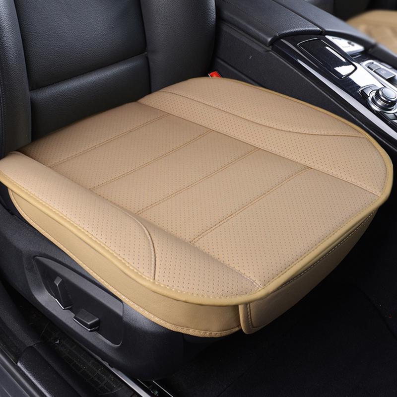 Ultra-Luxury Car Seat Protection Single Seat Without Backrest PU Senior Leather Car Seat Cover For Most Four-Door