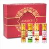 Alkoholfreie Roll-On Attar Parfümkollektion für Männer & Frauen, Ideal für besondere Anlässe – Jasmin, Sandelholz, Kesar Chandan, Rose Gulab