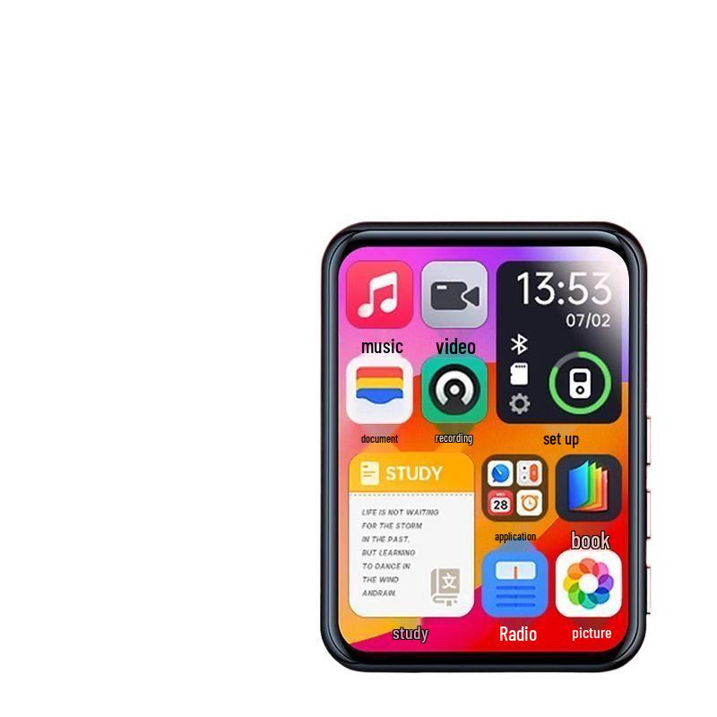 Portable Bluetooth MP4 Player with Touchscreen for High School Students - E-Book Reader & Music Player