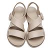 Lightweight Sandals with Rubber Suitable for Rain or Shine 1/2plus Women's Straps, (Beige, 23-Point, 5-Centenaire)