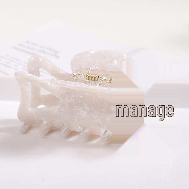 Vielseitige Acetat-Pferdeschwanz-Klammer im koreanischen Stil für Frauen