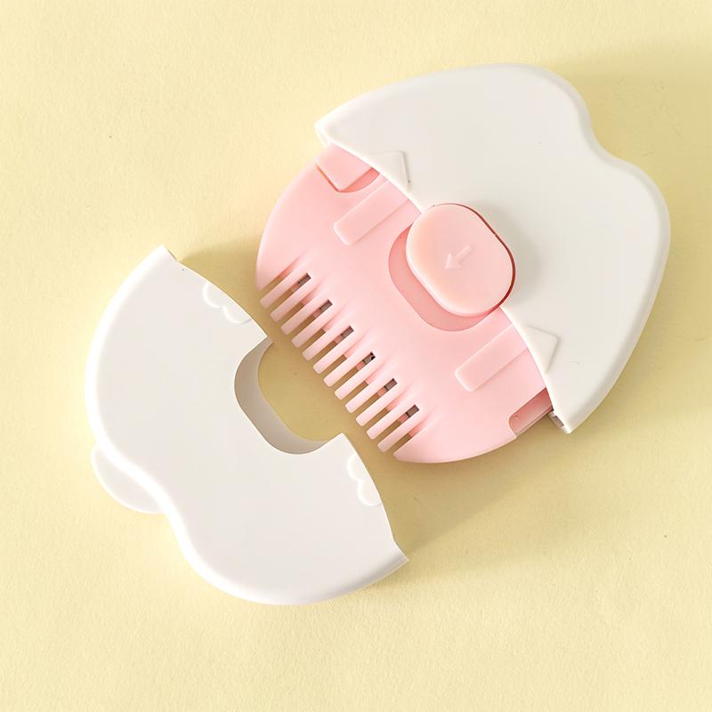 2 In 1 Baby Haircut And Hairdressing Comb Trim Bangs And Broken Hair Bangs Trimmer Manual Portable Children'S Hair Clipper