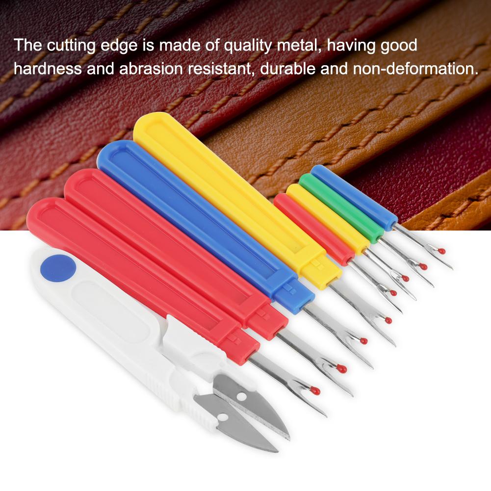 plastic handle seam scissors   thread cutter seam   set, craft kit with sewing scissors