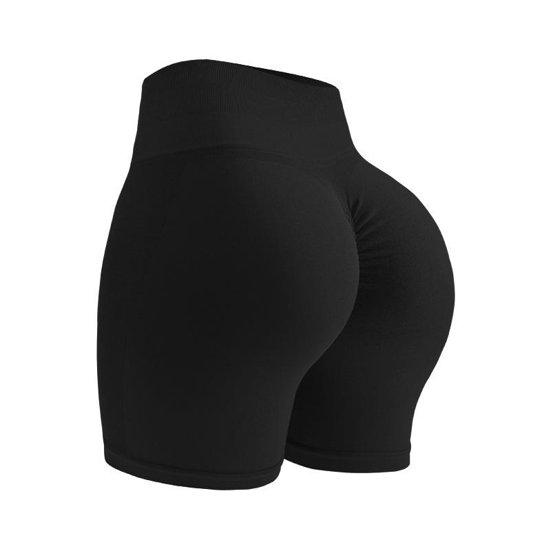 Seamless High Waist Yoga Shorts: Butt-Lifting, Hip-Tightening Fitness Wear for Women