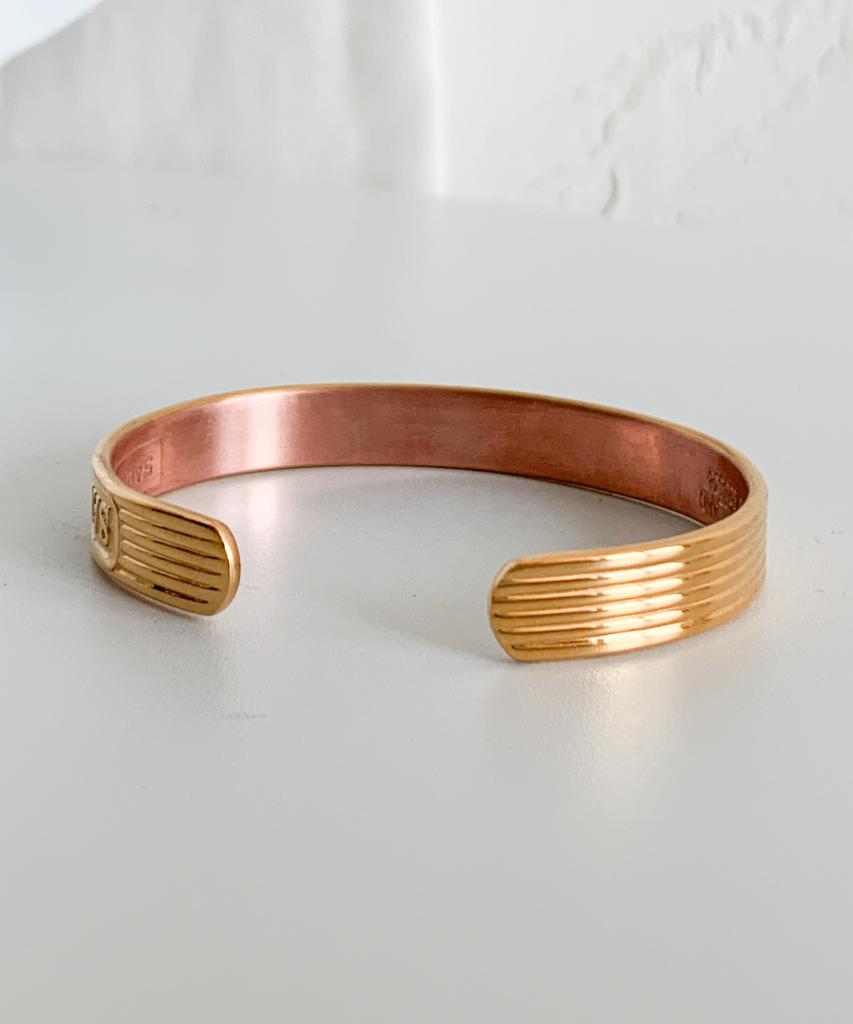 Sabona London G4 Gold Plated Regency Copper Bangle
