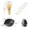 Katakuchi Matcha Bowl Set with Tea Chasen and Chashaku Complete Tea Ceremony Utensil Set Boat-shaped Bowl, Stand, 100-Stand Chasen, (Tea Scoop) -