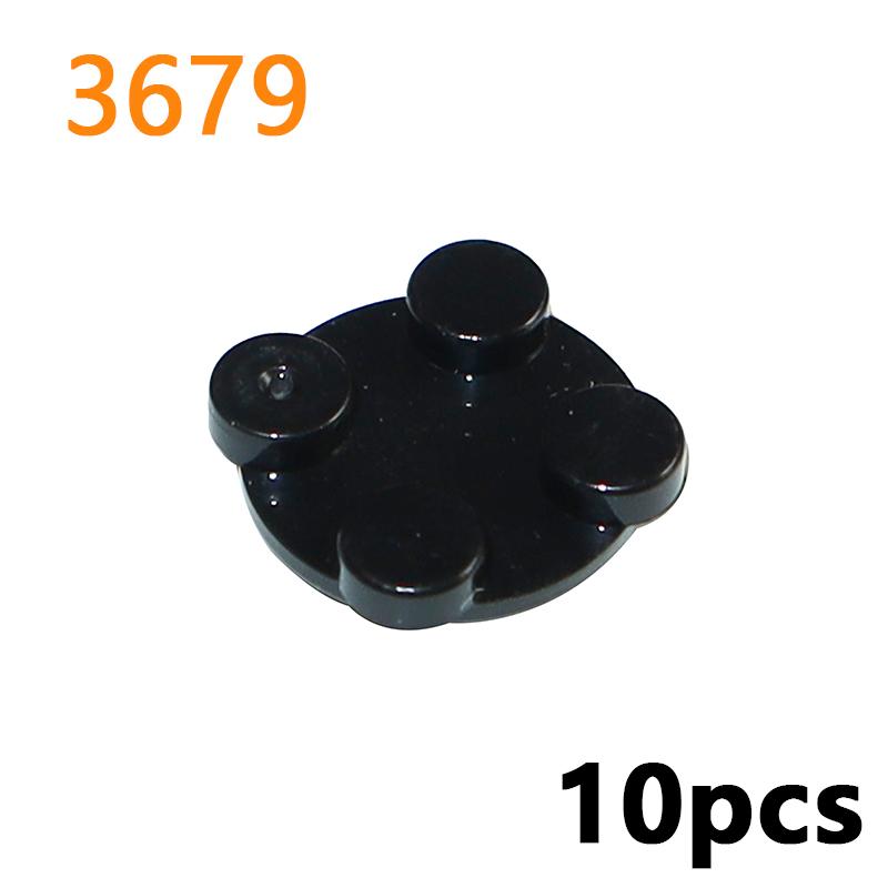 Building Blocks Technology Accessories Turntable 2x2 Plate Base 3680 Turntable 2x2 Plate Top 3679 MOC Parts Bricks Toys for Kids