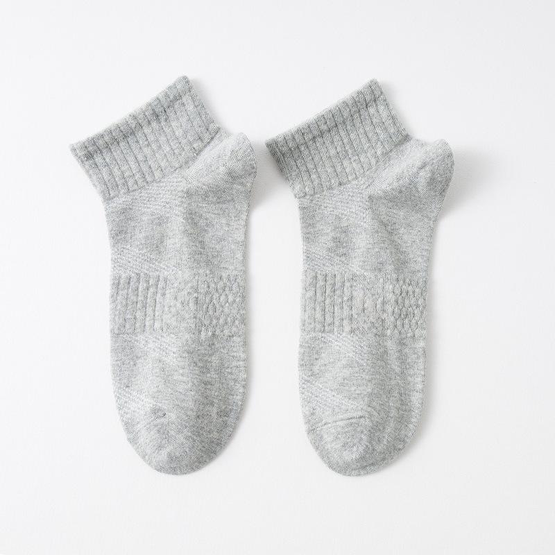 

Мужские летние хлопковые спортивные носки 7A антисептические, антиодор, влагоотводящие, антиодор 1 pair серый