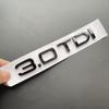 3D ABS Chrome Black 2.0 TDI 3.0 TDI Letters Rear Boot Trunk Logo Badge Emblem Sticker Decal For Audi A3 A4 A5 A6 Q3 Q5 Q7 S7