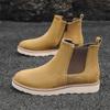 High Quality Men Genuine Leather Boots Waterproof Flat Designer Ankle Boots 2024 New Casual Leather Outdoor Antiskid Snow Shoes