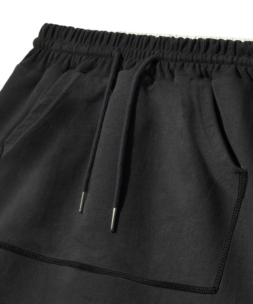Peace Maker Pocket Sweat Mini Skirt (Charcoal)