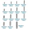 175Pcs Parallel Drive Shaft Keys Set Carbon Steel Key Stock Assortment with Multiple Sizes for Engineering Use